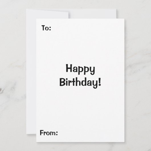 Summer Bird Surfer Kaart (Achterkant)