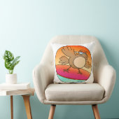 Summer Bird Surfer Kussen (Stoel)