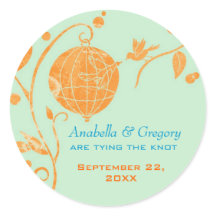 Summer Birds Mint Green Wedding