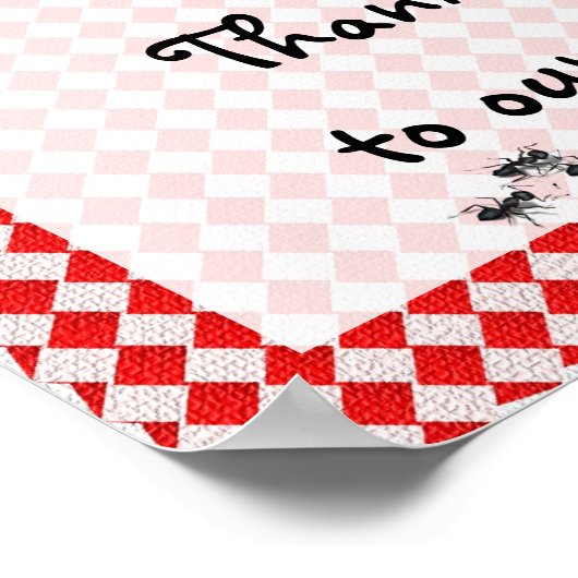 Summer Birthday BBQ Poster (Hoek)