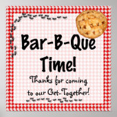 Summer Birthday BBQ Poster (Voorkant)