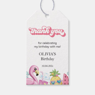 Summer Birthday - Bedankt voor het cadeauLabel