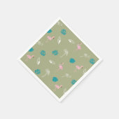 Summer Birthday & Flamingo Party Table Decor Servet (Hoek)