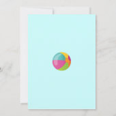 Summer Birthday Invitation Kaart (Achterkant)