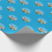 Summer Birthday Nubble Maine Lighthouse Cadeaupapier (Hoek)