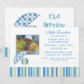 Summer Birthday Party Invitation Kaart (Voorkant / Achterkant)