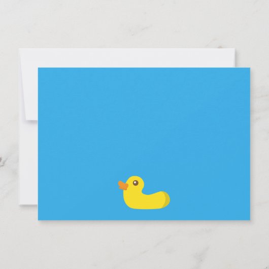 Summer Birthday Pool Party Invitations Kaart (Achterkant)