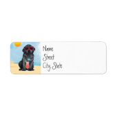 Summer Black Lab Etiket (Voorkant)