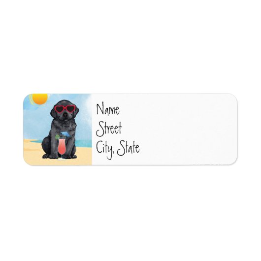 Summer Black Lab Etiket (Voorkant)