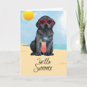 Summer Black Lab Kaart (Voorkant)