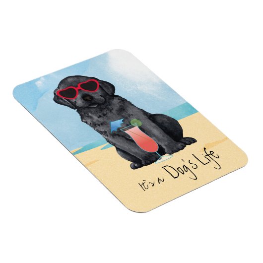 Summer Black Lab Magneet (Rechterzijde)