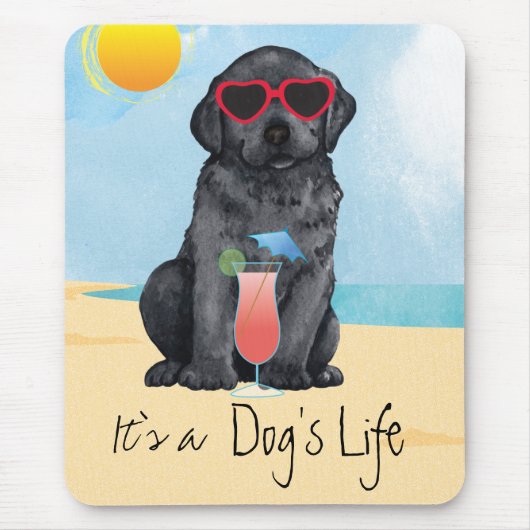 Summer Black Lab Muismat (Voorkant)