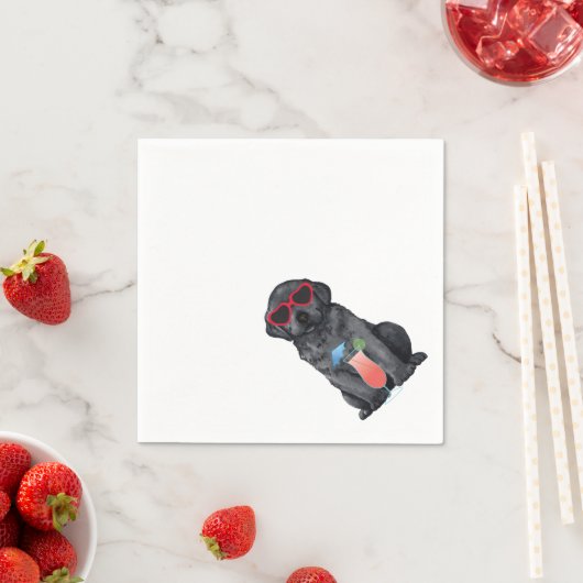 Summer Black Lab Servet (Insitu)