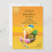 Summer Bliss Invitation Kaart (Voorkant)