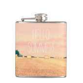 Summer Bliss op het Engelse platteland Heupfles (Voorkant)