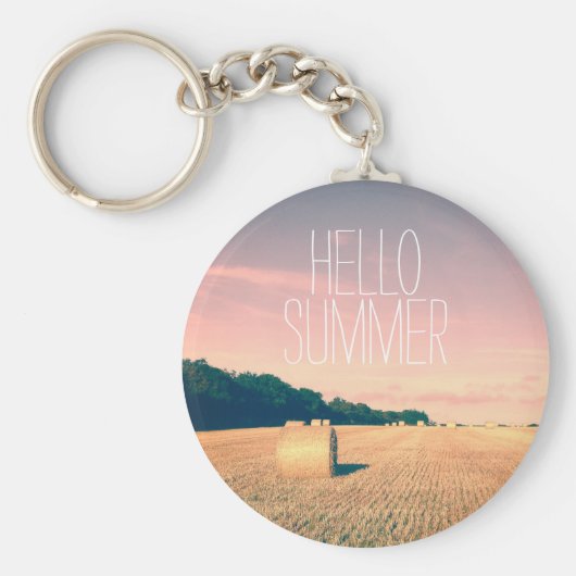 Summer Bliss op het Engelse platteland Sleutelhanger (Voorkant)