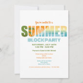 Summer Block Party Kaart (Voorkant)