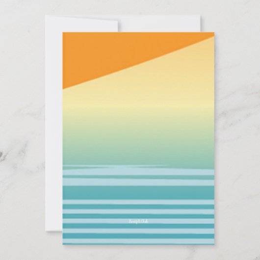 Summer Block Party Kaart (Achterkant)