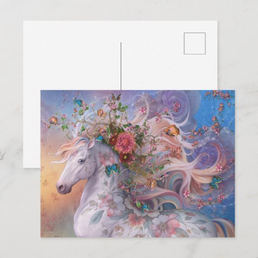 Summer Bloom Briefkaart (Voorkant / Achterkant)