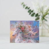 Summer Bloom Briefkaart (Staand voorkant)