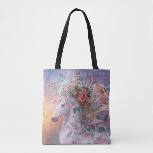 "Summer Bloom" Canvas tas (Voorkant)