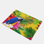 Summer Bloom Tropical Toucan verlaat Waterverf Deurmat (Schuin)