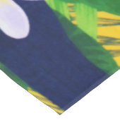 Summer Bloom Tropical Toucan verlaat Waterverf Tafelkleed (Gekanteld)