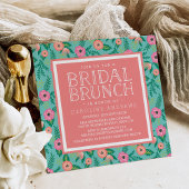 Summer Blooms Bridal Brunch Uitnodiging