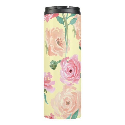 Summer Blooms Floral Thermosbeker (Achterkant)