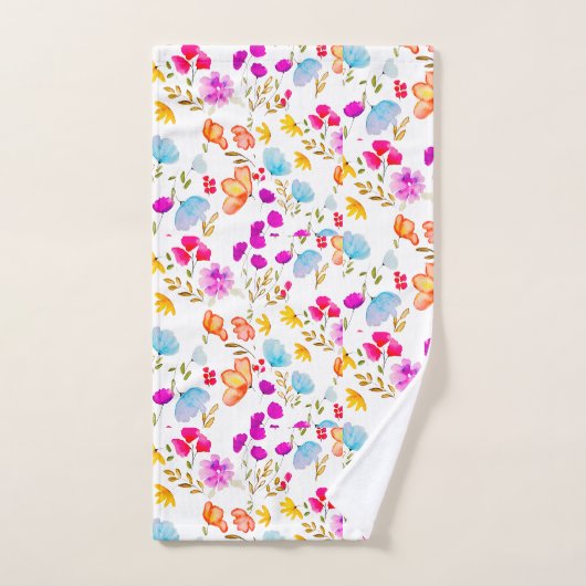 Summer Blooms Handdoek (Handdoek)