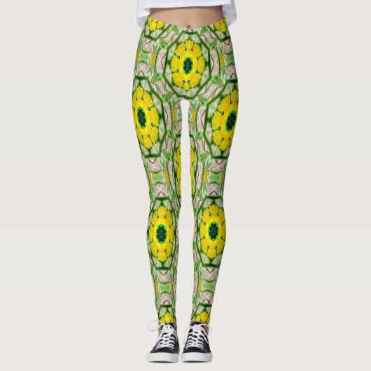 Summer Blooms. Leggings (Voorkant)