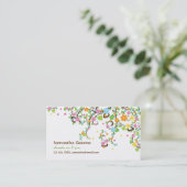 Summer Blooms mammie Calling Card Contactkaartje (Staand voorkant)