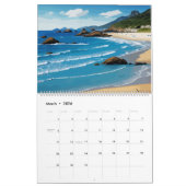 Summer Blue Ocean Beach Kalender (Mar 2026)