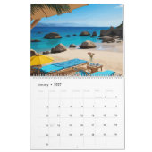 Summer Blue Ocean Beach Kalender (Jan 2027)