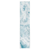 Summer Blue Ocean Wave Korte Tafelloper (Voorkant)