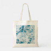 Summer Blue Ocean Wave Tote Bag (Achterkant)