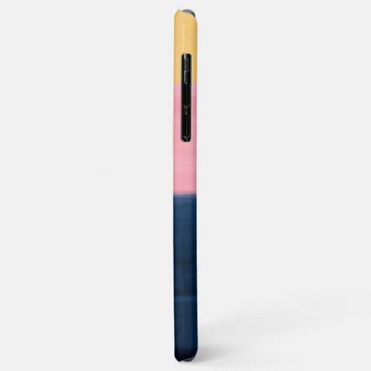 Summer Blue Pink Yellow Strokes Stripint Paint Case-Mate iPhone Case (Achterkant/links)