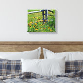 Summer Blue Ridge Parkway USA Wildflower Foto Canvas Afdruk (Insitu (Slaapkamer))