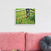 Summer Blue Ridge Parkway USA Wildflower Foto Canvas Afdruk (Insitu (Woonkamer))