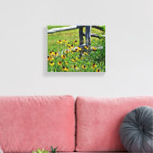 Summer Blue Ridge Parkway USA Wildflower Foto Canvas Afdruk (Insitu (Woonkamer))