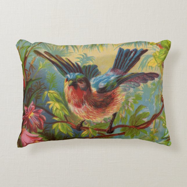 Summer Bluebird Accent Pillow Accent Kussen (Voorkant)