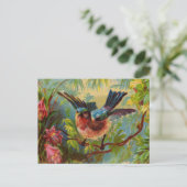 Summer Bluebird Briefkaart (Staand voorkant)