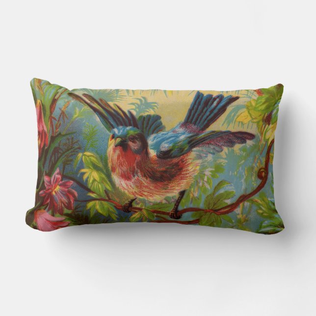 Summer Bluebird Lumbar Pillow Kussen (Voorkant)