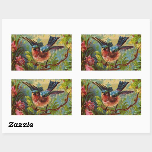 Summer Bluebird Stickers (Vel)