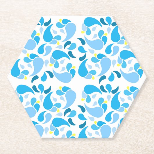 Summer Blues Kartonnen Onderzetters (Voorkant)