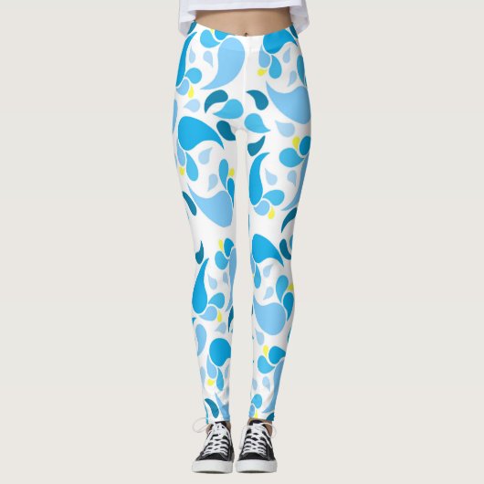 Summer Blues Leggings (Voorkant)