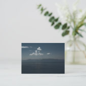 Summer Blues Mini Print Visitekaartje (Staand voorkant)