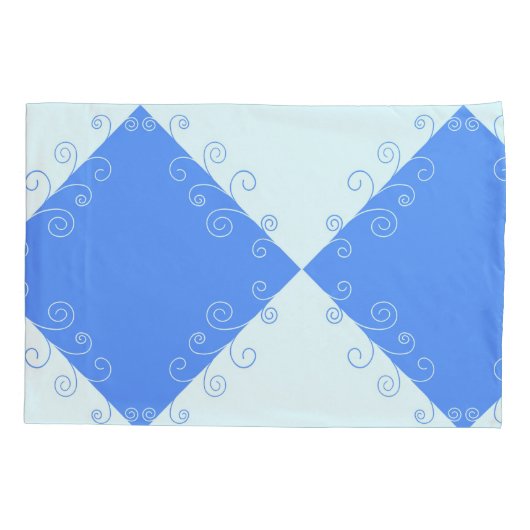 Summer Blues Pillowcase Kussensloop (Achterkant)