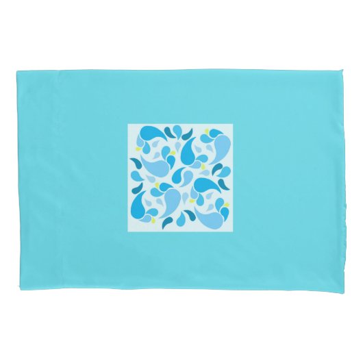 Summer Blues Pillowcase Kussensloop (Voorkant)
