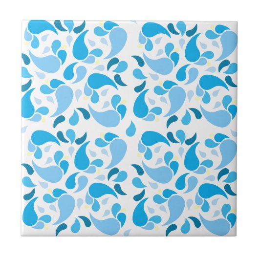 Summer Blues Tegeltje (Voorkant)